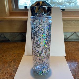 New glitter cup with lid
